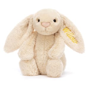 Personalised Bashful Luxe Bunny Willow Medium