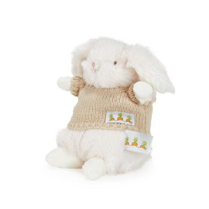 Wee Petal Bunny with Tan Sweater